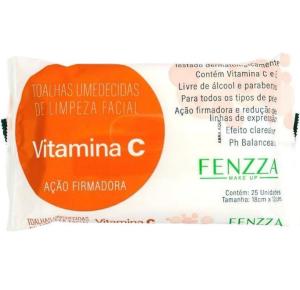 Lenço demaquilante vitamina C fenzza