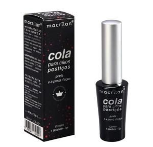 Cola para cílios postiços preta Macrilan